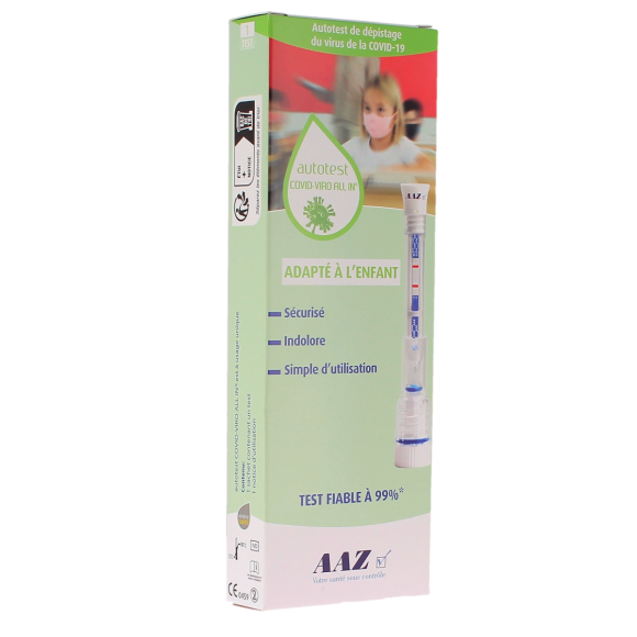 Autotest COVID-VIRO ALL IN AAZ – un test antigénique nasal enfant