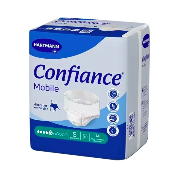 Confiance mobile absorption 5 taille S - 14 sous-vêtements absorbants