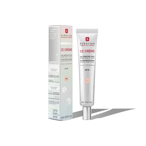 CC Crème à la Centella Asiatica teinte clair SPF30 Erborian - tube de 40ml