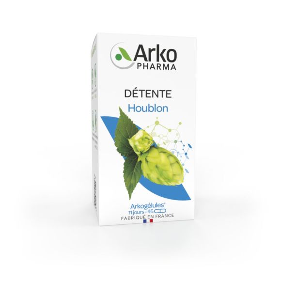 Arkogélules Houblon Arkopharma - boite de 45 gélules