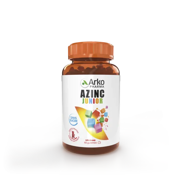 Azinc Junior gummies Arkopharma - pot de 60 gommes