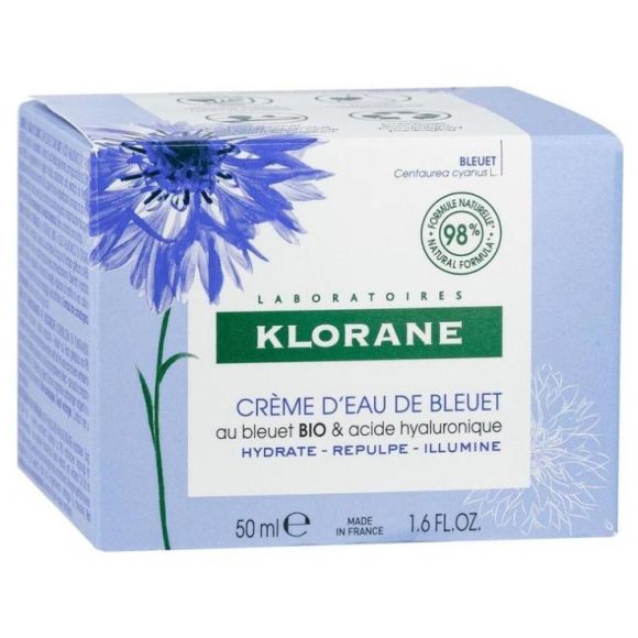 Gel crème repulpant hydratant au bleuet bio Klorane - pot de 50ml
