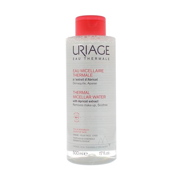 Eau micellaire thermale pour peaux sensibles Uriage - flacon de 500 ml