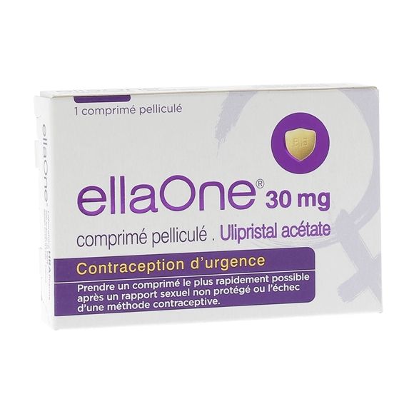 EllaOne 30mg - boîte de 1 comprimé pelliculé