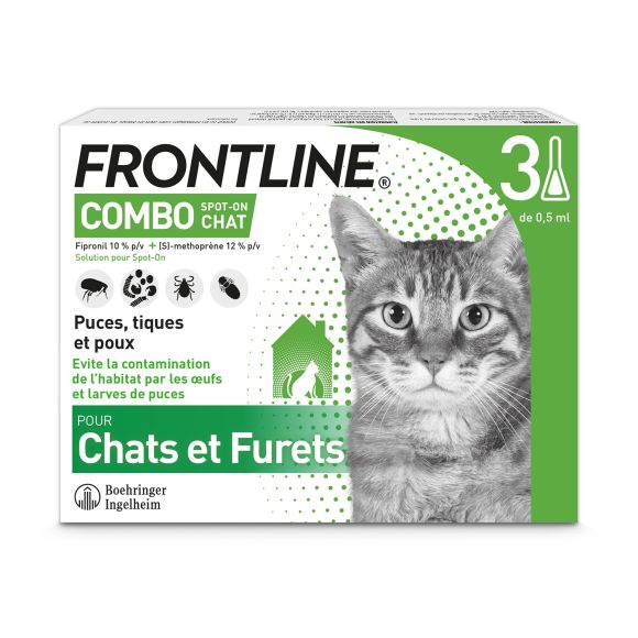 Frontline combo chats et furets