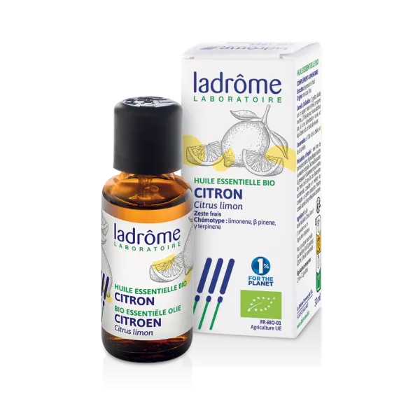 Huile essentielle Citron bio Ladrôme - flacon de 30ml
