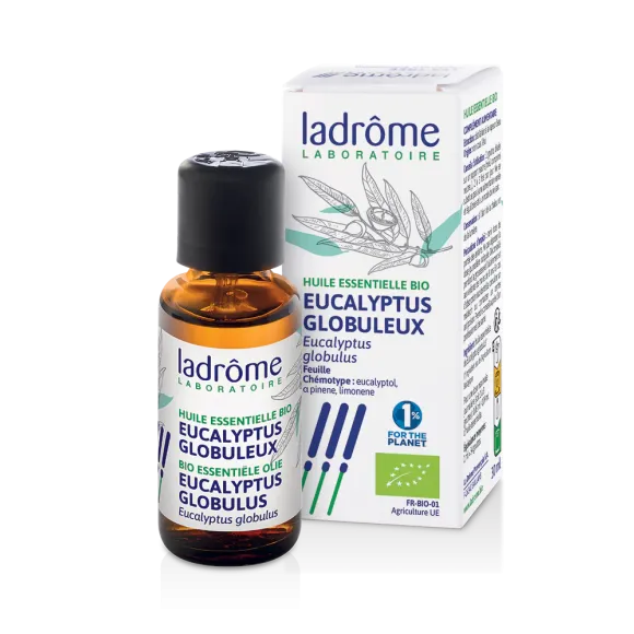 Huile essentielle Eucalyptus globuleux bio Ladrôme - flacon de 30ml