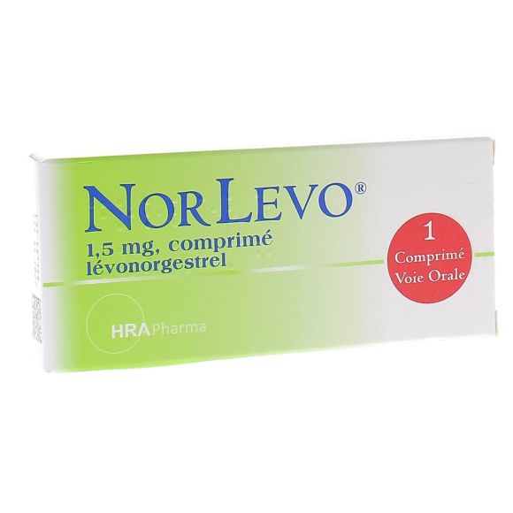 Norlevo 1,5 mg comprimé lévonorgestrel - 1 comprimé