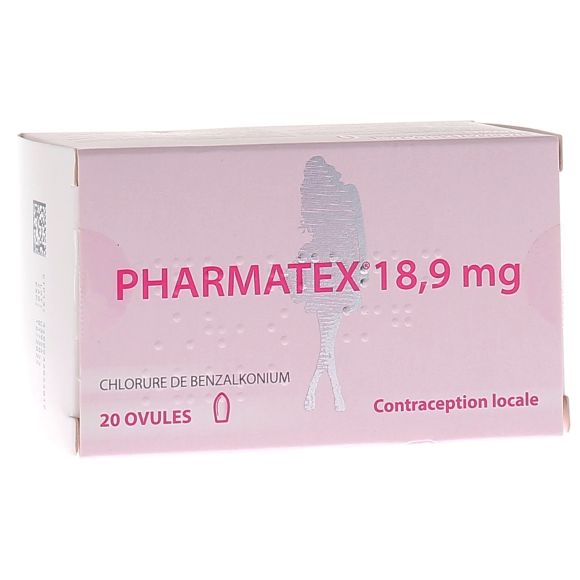 Pharmatex 18,9 mg - boîte de 20 ovules