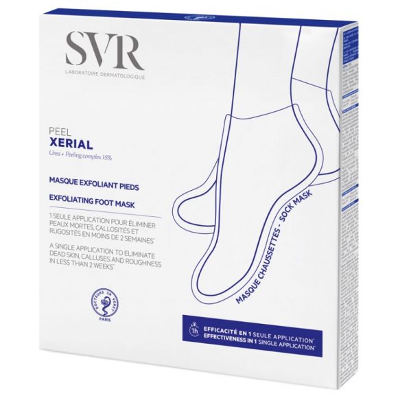 Xerial Peel masque exfoliant pieds SVR - boite d'un masque