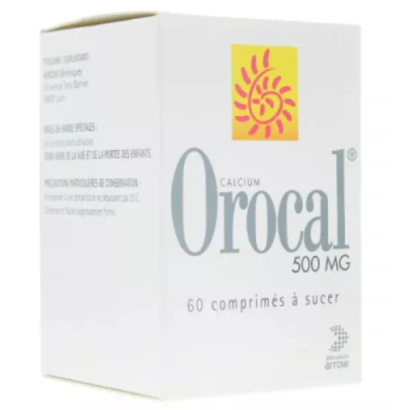 Orocal 500mg comprimé - boîte de 60 comprimés