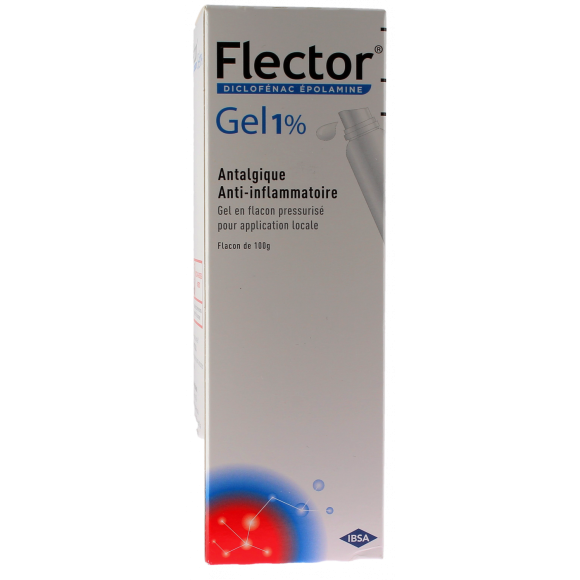 Flector 1% gel - flacon de 100 g