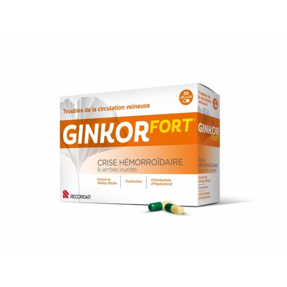 Ginkor fort gélule - boîte de 30 gélules