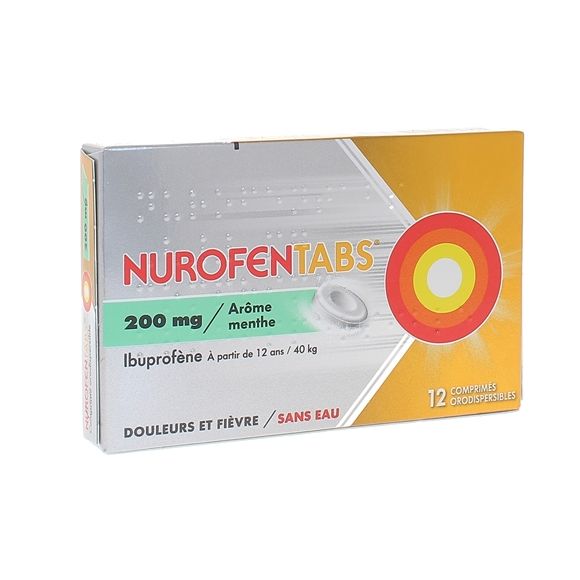 Nurofentabs orodispersible 200 mg – 12 comprimés