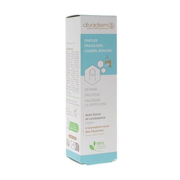 Soin force et croissance ongles Alvadiem - tube pinceau de 10ml