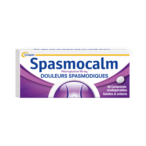 Spasmocalm 80 mg - 20 comprimés orodispersibles