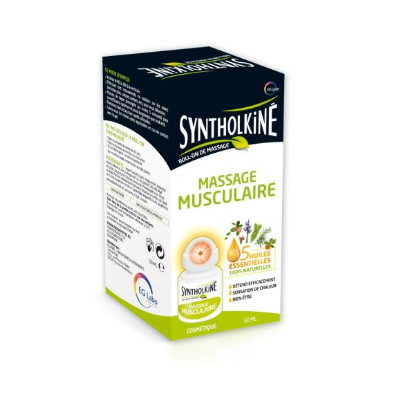 Roll-on de massage musculaire Syntholkiné - roll-on de 50 ml