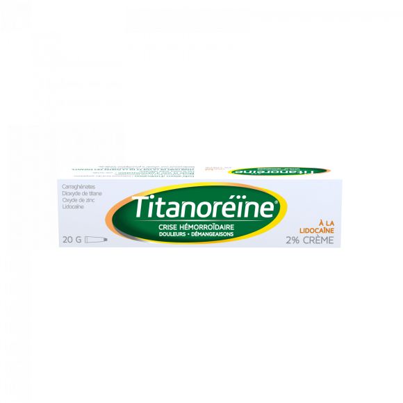 Titanoreine à la lidocaïne 2% crème - tube de 20g