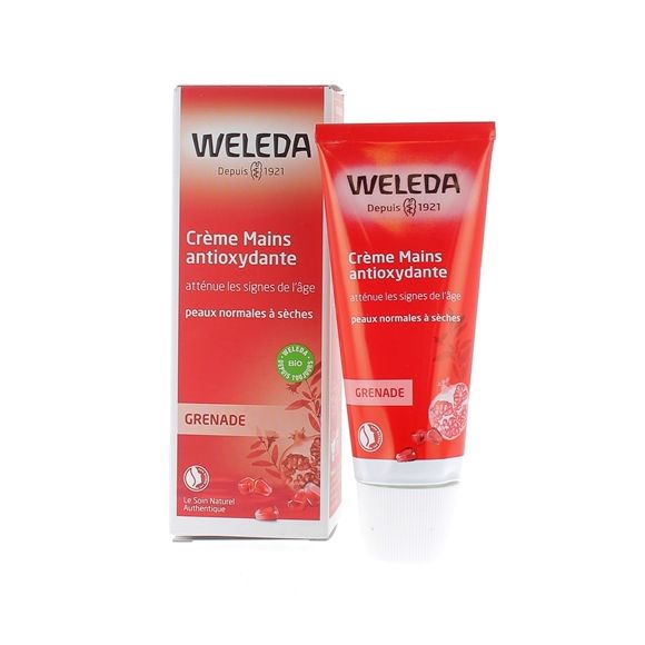 Crème mains antioxydante à la grenade Weleda - tube de 50 ml
