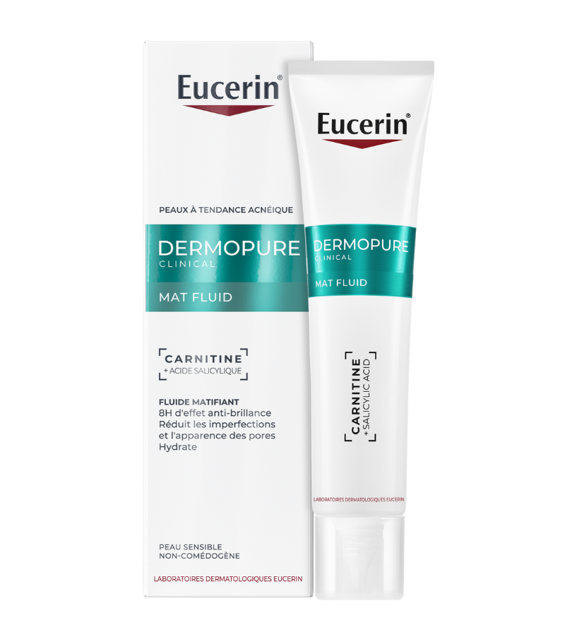 Dermopure clinical mat fluid Eucerin - tube de 40ml