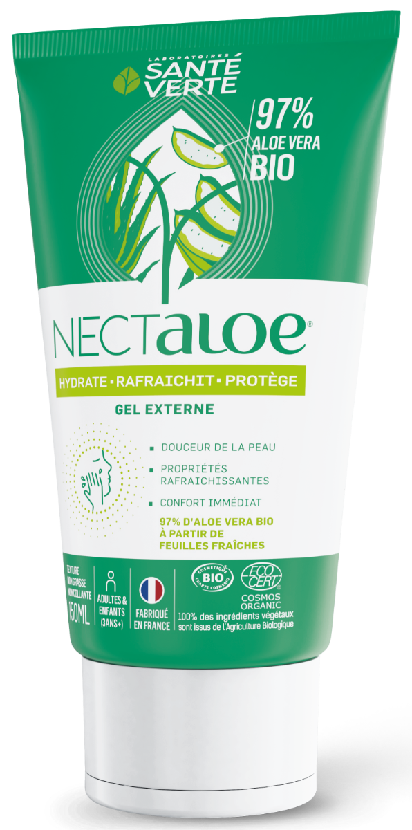 Nectaloe gel aloe vera Santé Verte - tube de 150 ml