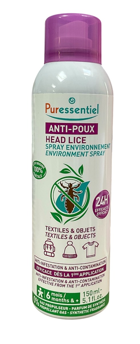 Anti-poux spray environnement Puressentiel - spray de 150ml