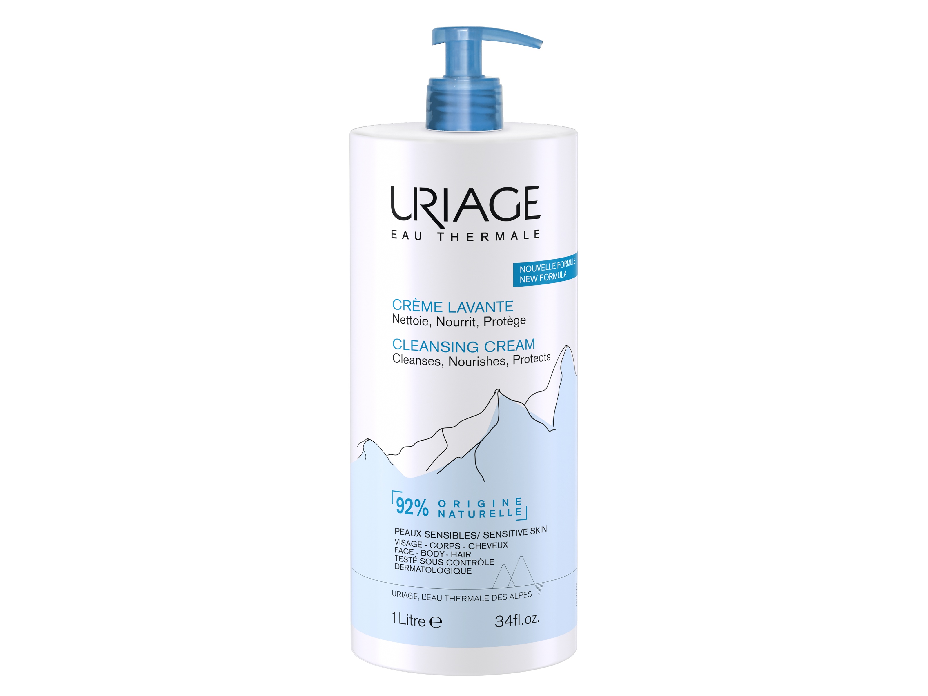 Crème lavante peaux sensibles Uriage