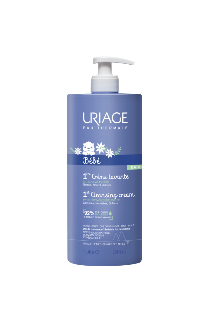 1ère crème lavante bébé Uriage