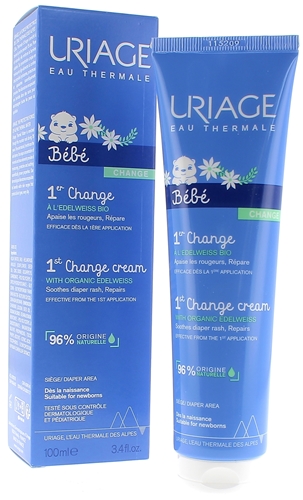 1er Change Bébé Prévention et soin des rougeurs du siège Uriage - tube de 100 ml