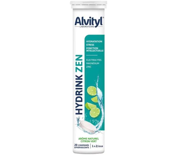 Alvityl Hydrink zen arme citron vert  Hydratation et dtente au quotidien