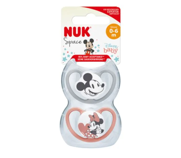 NUK Star Night – Lot De 4 Sucettes Bébé 18-36 Mois, Phosphorescentes, Silicone Sans BPA, Crocodile – Apaise 99% Des Bébés La Nuit