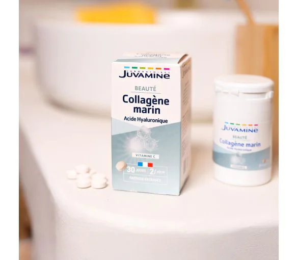 Complément Collagène De Poisson 750mg + Acide Hyaluronique 100mg - 60 Comprimés - Neuf