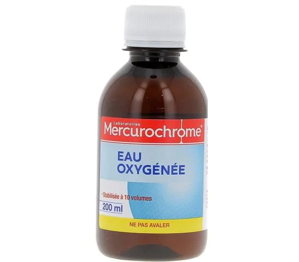 Eau oxygne Mercurochrome