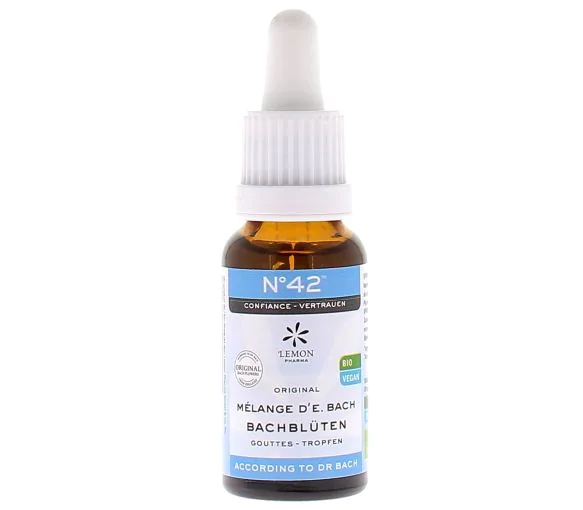 Fleurs de Bach N42 Confiance bio Lemon Pharma - phytothrapie, confiance  en soi