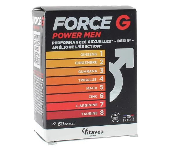 Complément Strong PERF 60 Gélules - Performance Endurance Homme - Beige