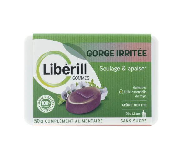Gommes gorge irrite Librill - soulage et apaise