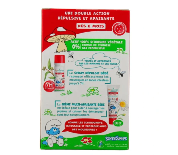 Anti-pique schtroumpfs bébé dès 6 mois Puressentiel