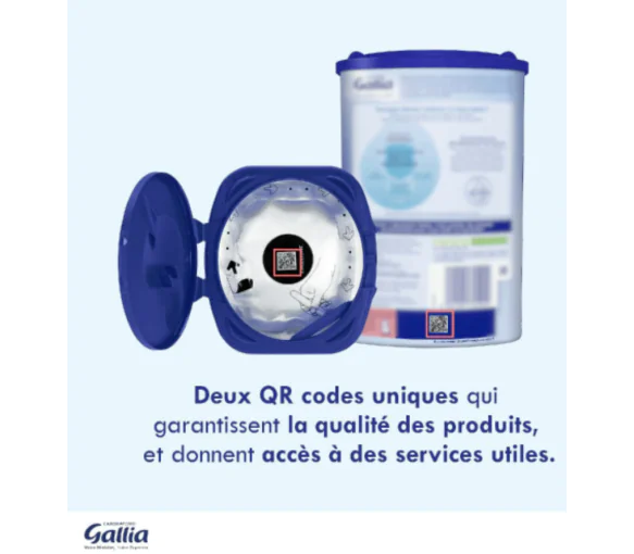 Gallia Galliagest Premium 1 Lait En Poudre 0-6 Mois - Lot De 3 Boîtes De 1,1kg - Formule Épaissie