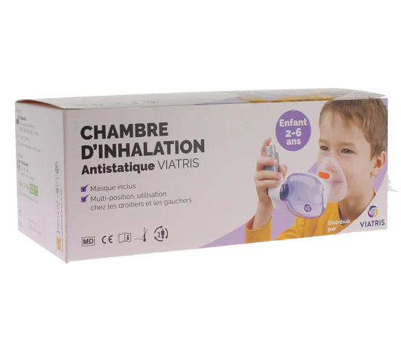 Chambre d'inhalation antistatique enfant 2 à 6 ans Viatris