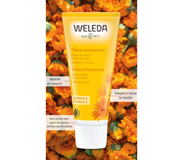 Weleda Ringelblumen-Creme – 75 Ml, Für Empfindliche Haut, Biologisch Zertifiziert