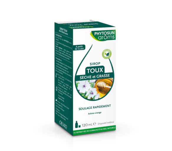 PHYTOSUN Arôms SIROP TOUX Sèche & Grasse Adulte - Naturel -Sirop Pour